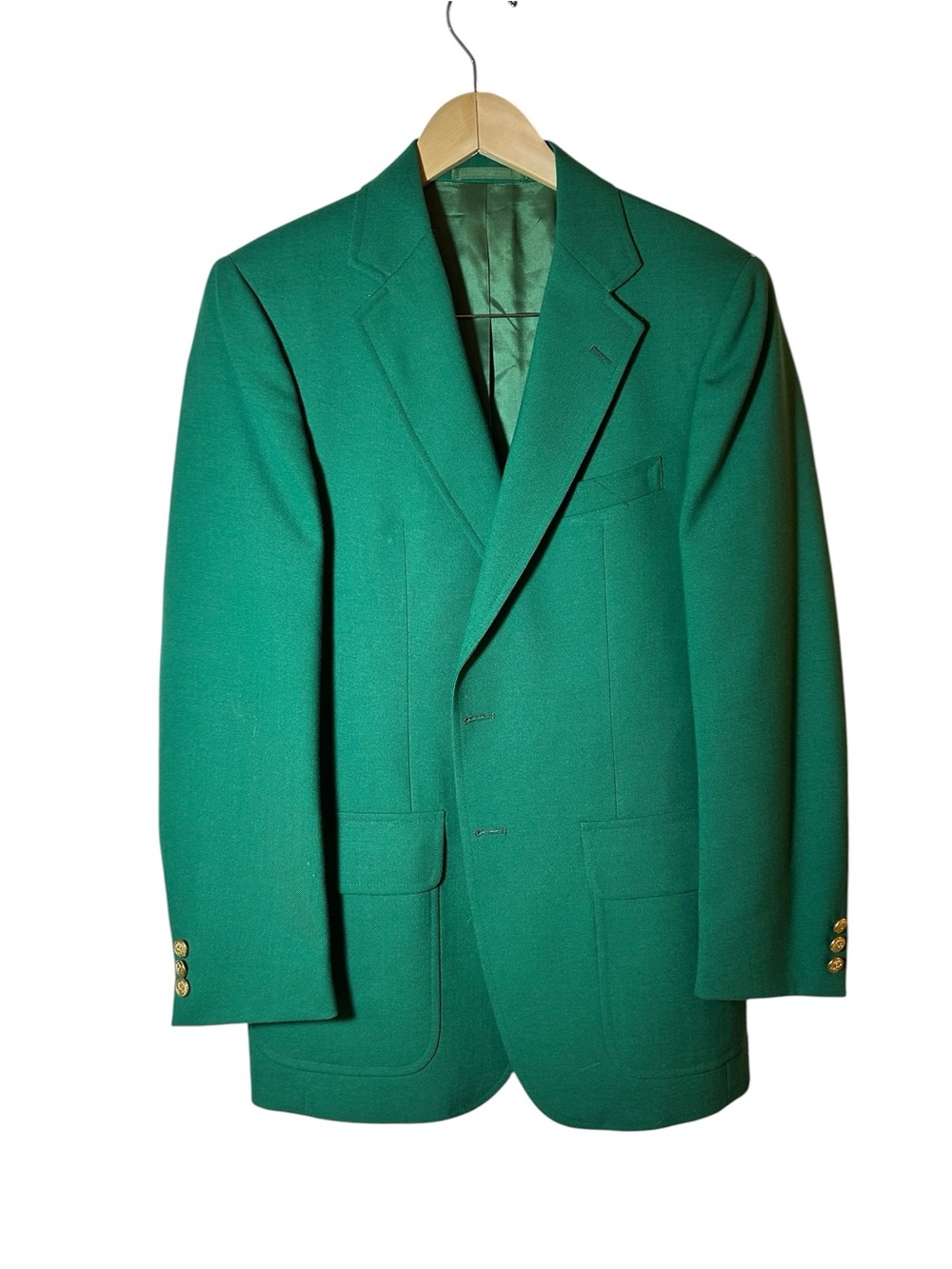 Stanley Blacker Designed for London Peerless Kelly Green Men’s Suit Jacket